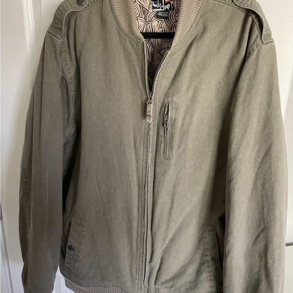 Quiksilver Green Military Field Jacket